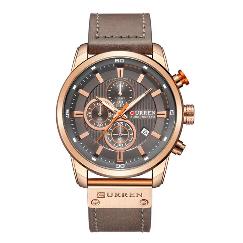 CURREN Brand Chronograph Quartz Watch Men Sports Watches Male Wrist Watch Clock Relogio Masculino 8291