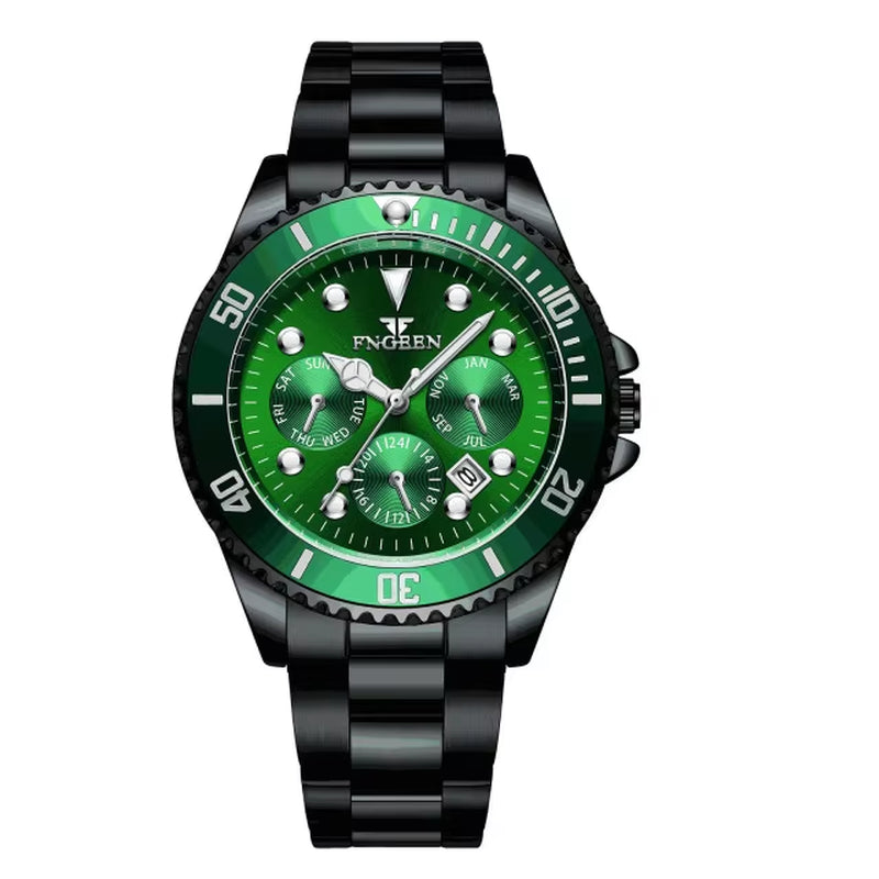 FNGEEN 8080 Men'S Watches Luxury Top Brand Watch Quartz Waterproof Fashion Clock Mens Watches Montre Homme