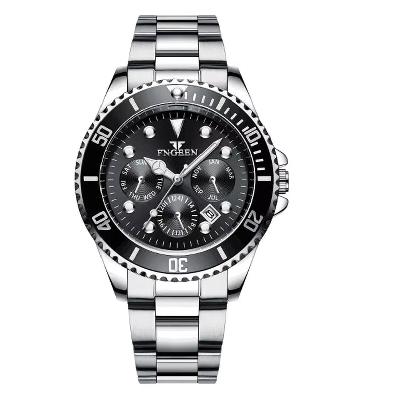 FNGEEN 8080 Men'S Watches Luxury Top Brand Watch Quartz Waterproof Fashion Clock Mens Watches Montre Homme