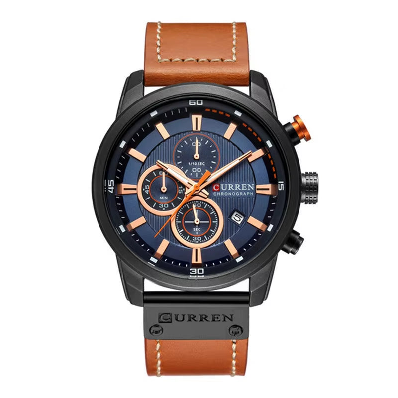 CURREN Brand Chronograph Quartz Watch Men Sports Watches Male Wrist Watch Clock Relogio Masculino 8291