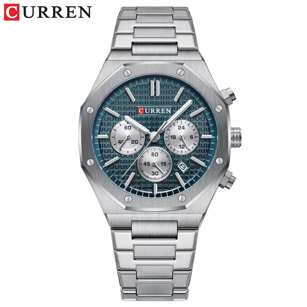 CURREN 8440 TitanGold – Six Needle Stainless Steel Quartz Watch