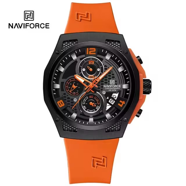 NAVIFORCE Striker 2025 – Sport Waterproof Chronograph with Date Function