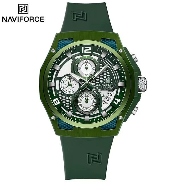 NAVIFORCE Striker 2025 – Sport Waterproof Chronograph with Date Function