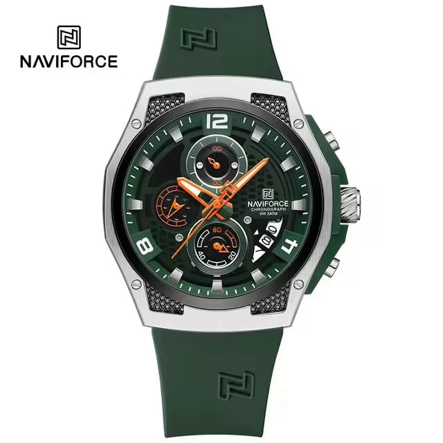NAVIFORCE Striker 2025 – Sport Waterproof Chronograph with Date Function