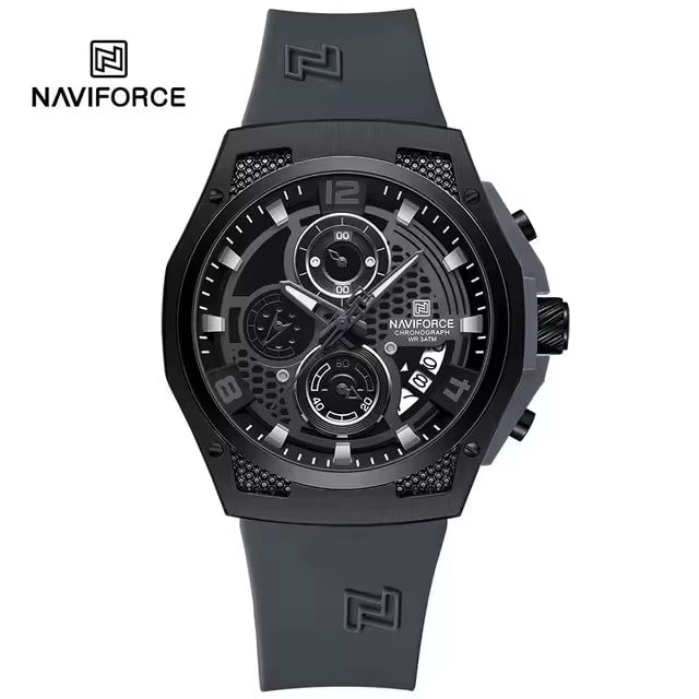 NAVIFORCE Striker 2025 – Sport Waterproof Chronograph with Date Function
