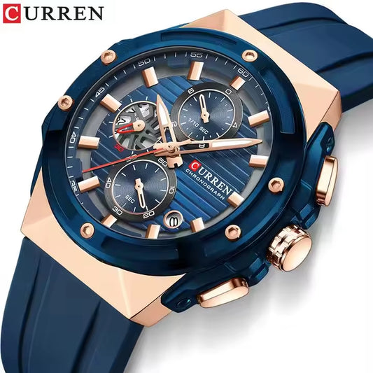 CURREN 8462 Hot Sale Quartz Watch for Men High Quality Sport Men Watch Top Brand Luxury Waterproof Luminous Day Watch Reloj