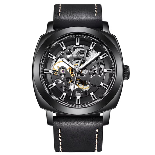 Benyar Men'S Watch Sports Quartz Steel Band Electronic Watch