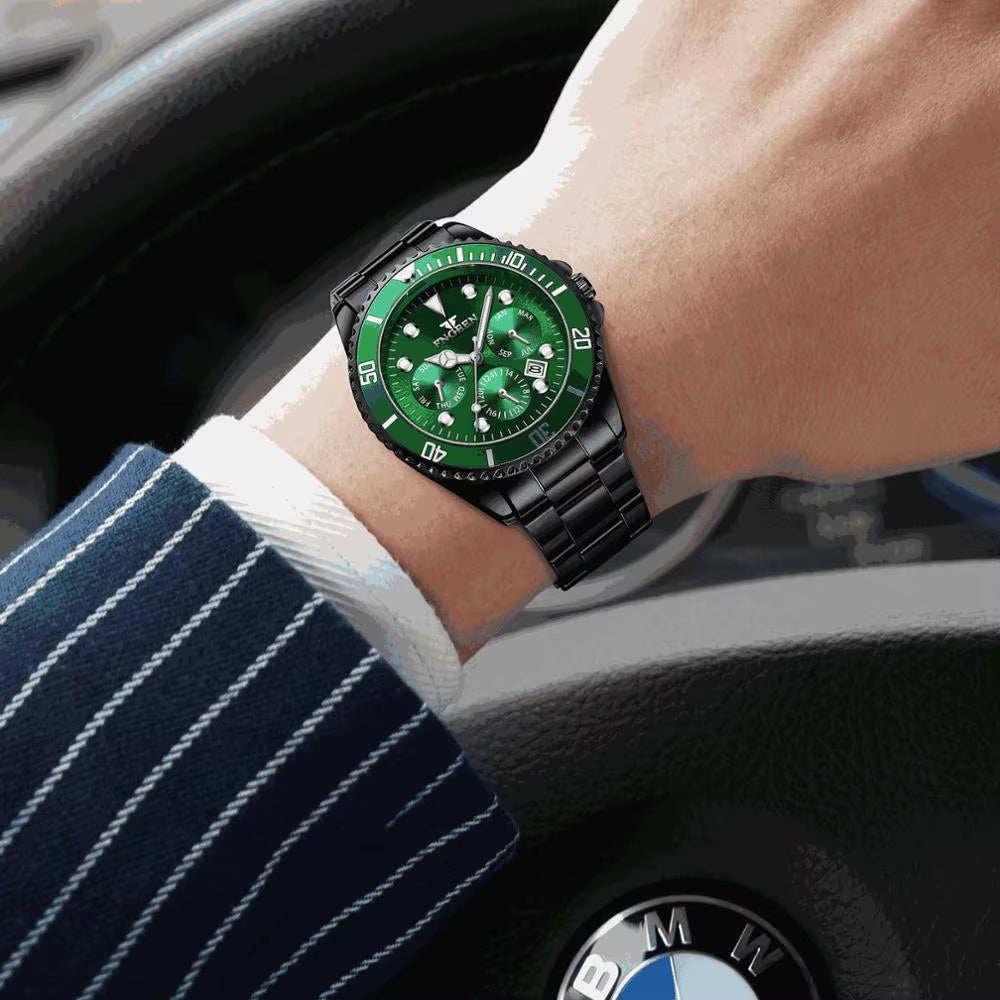 FNGEEN 8080 Men'S Watches Luxury Top Brand Watch Quartz Waterproof Fashion Clock Mens Watches Montre Homme